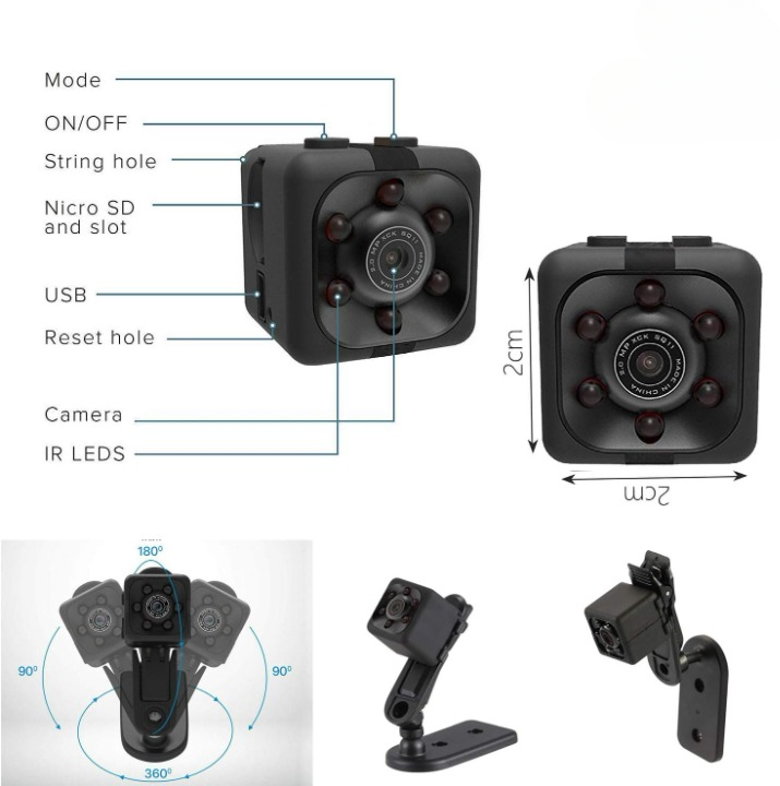 SQ6 Mini Spy Camera – HD