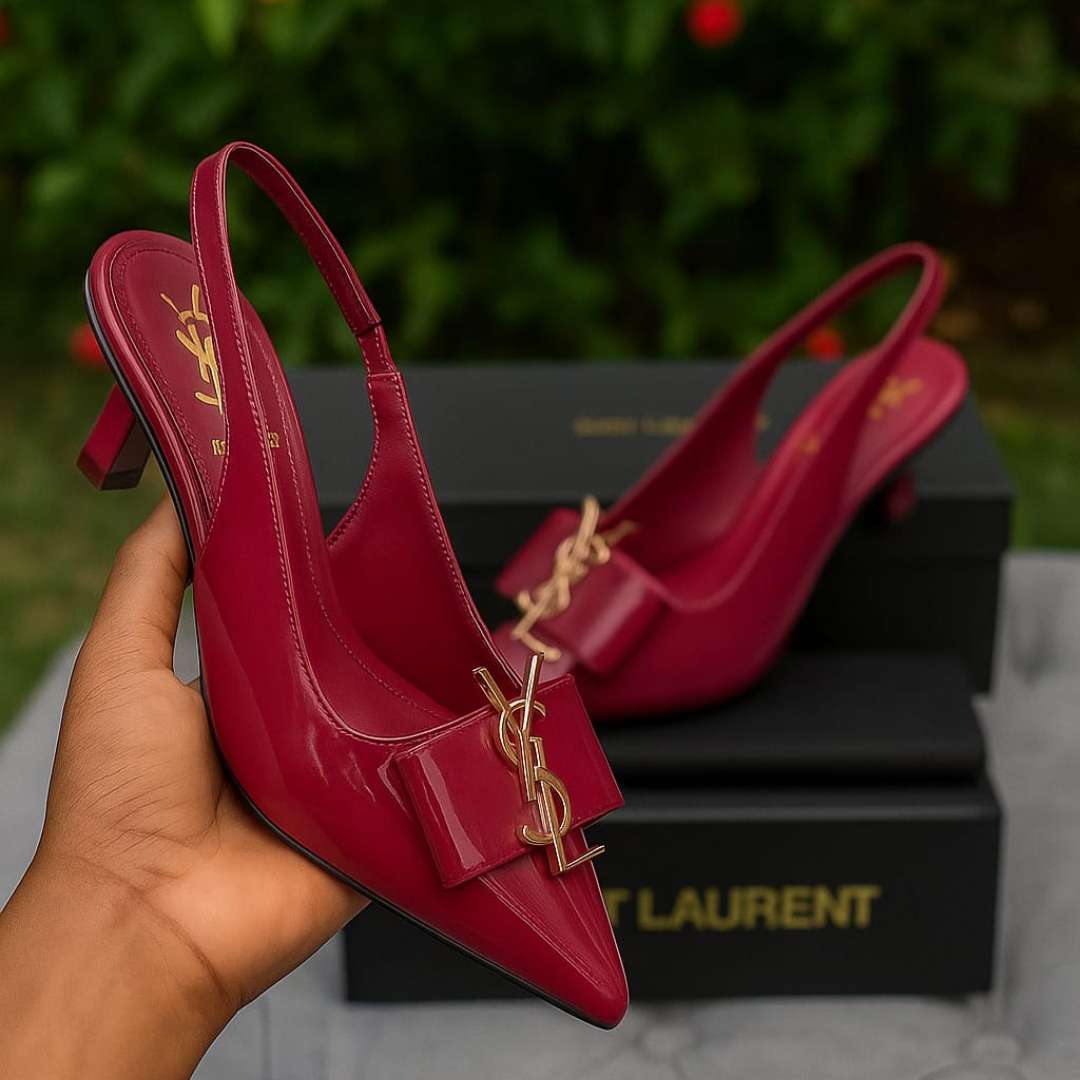 Elegant Black Kitten Heel Shoes For Women