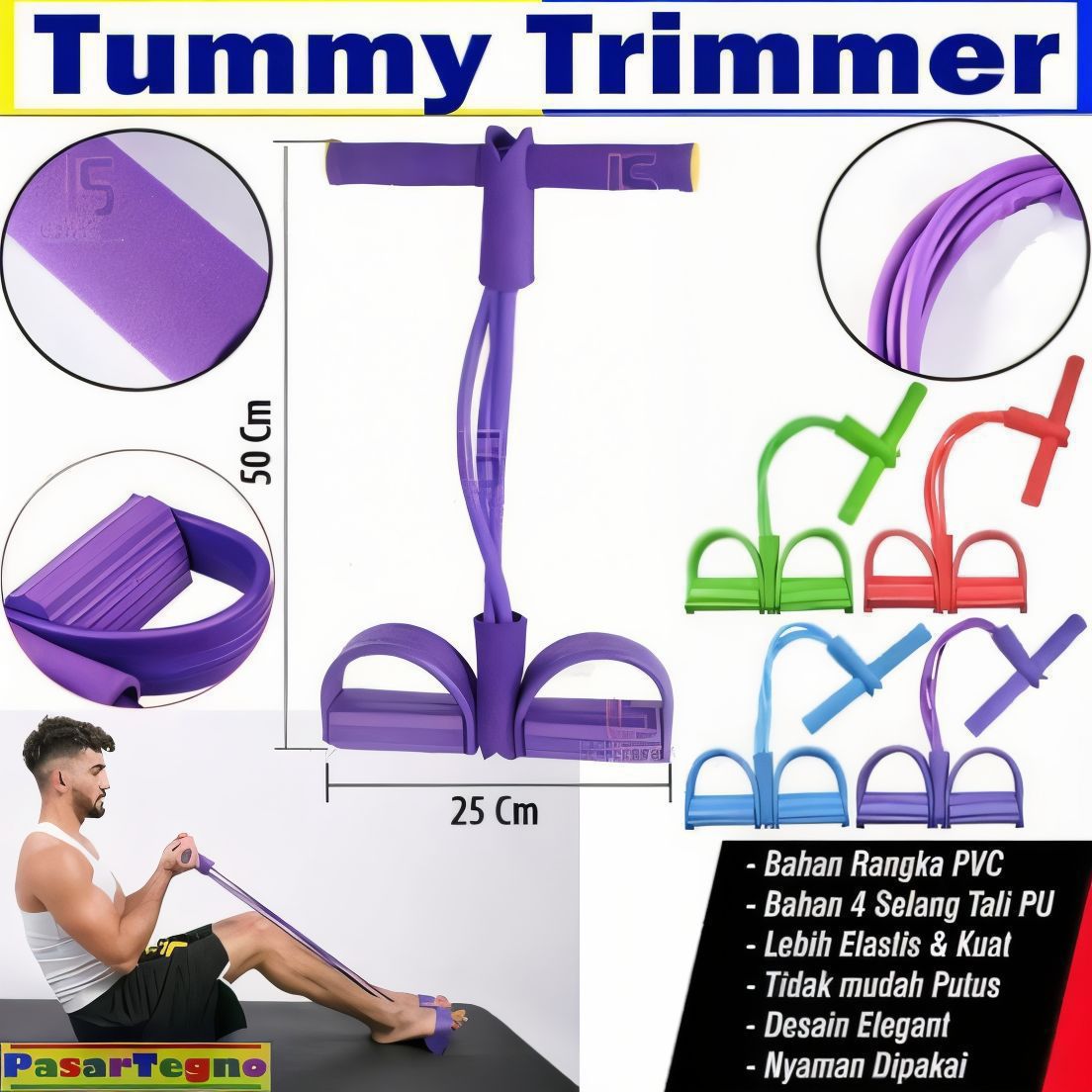 Foot Pedal Resistance Band Elastic