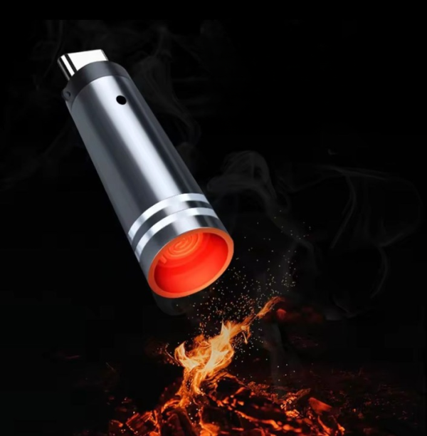 Portable Cigarette Lighter – Windproof Usb Plug & Play Rechargeable Car Lighter.