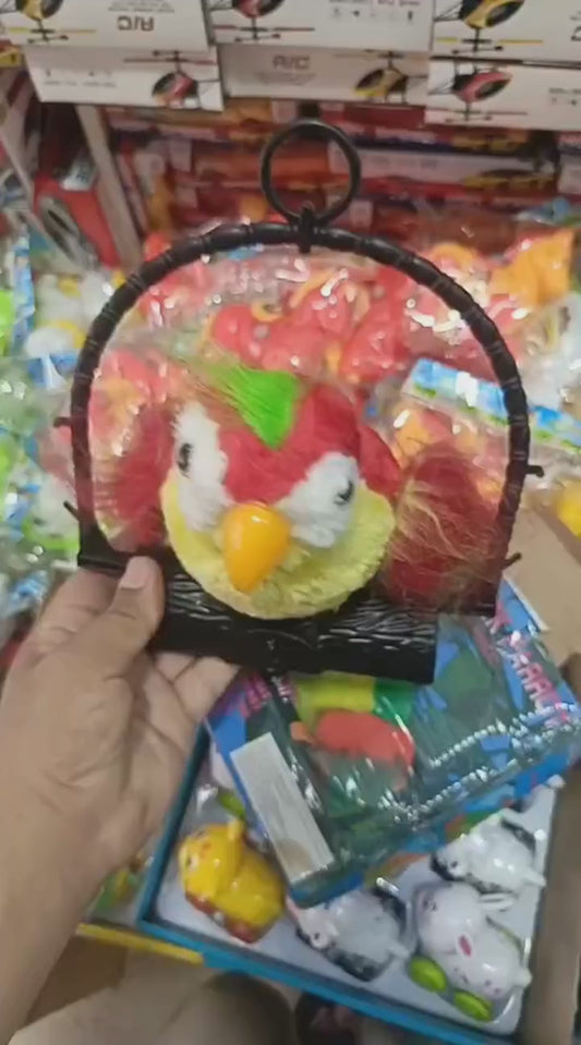 Talk Back Talking Parrot Toy – Repeats Speech, Educational & Fun For Kids