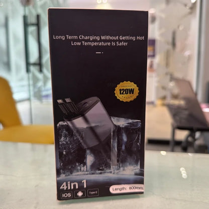 4-in-1 Retractable Car Charger