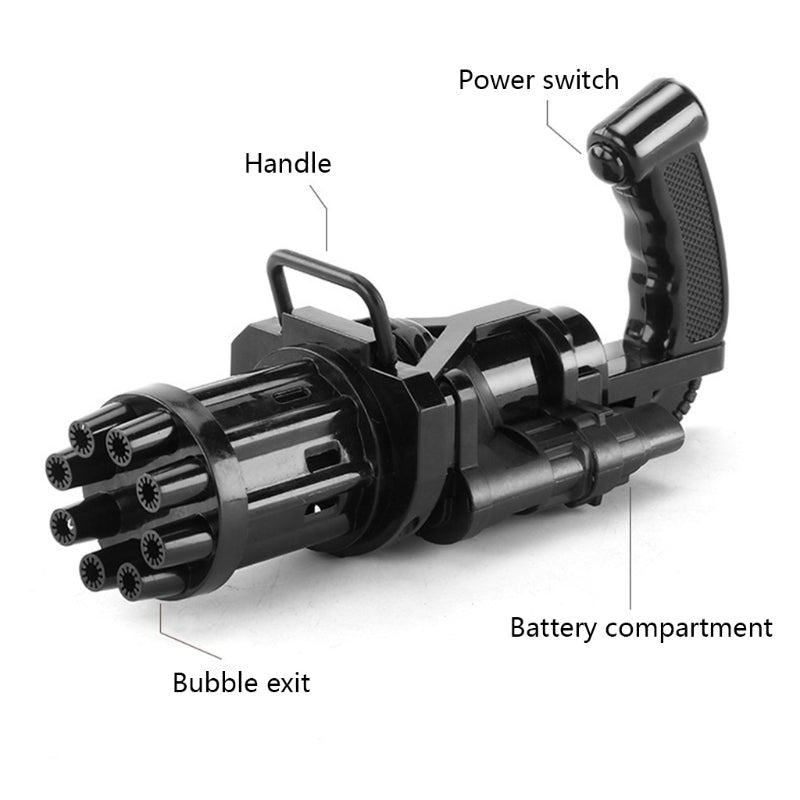 Kids Automatic Bubble Gatling Gun