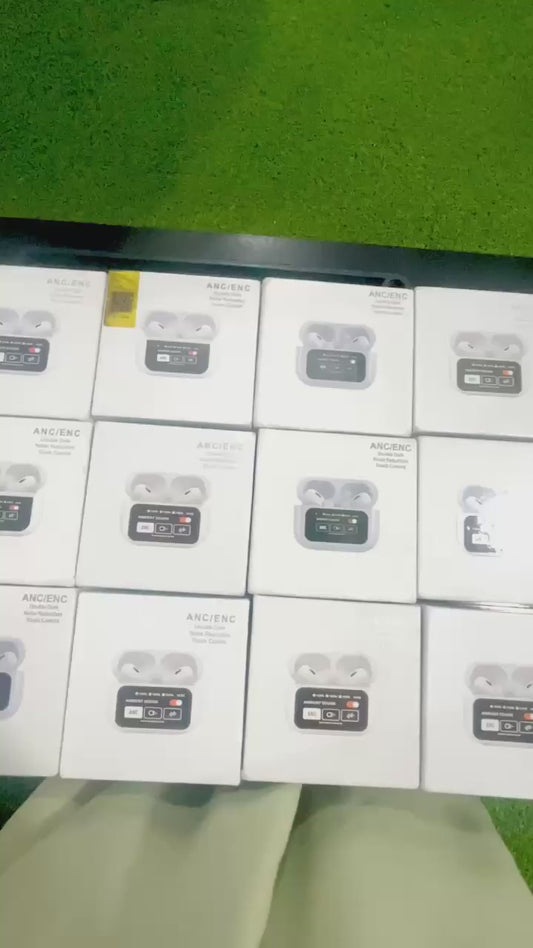 A9 Pro 2 Earbuds with LCD Tablet