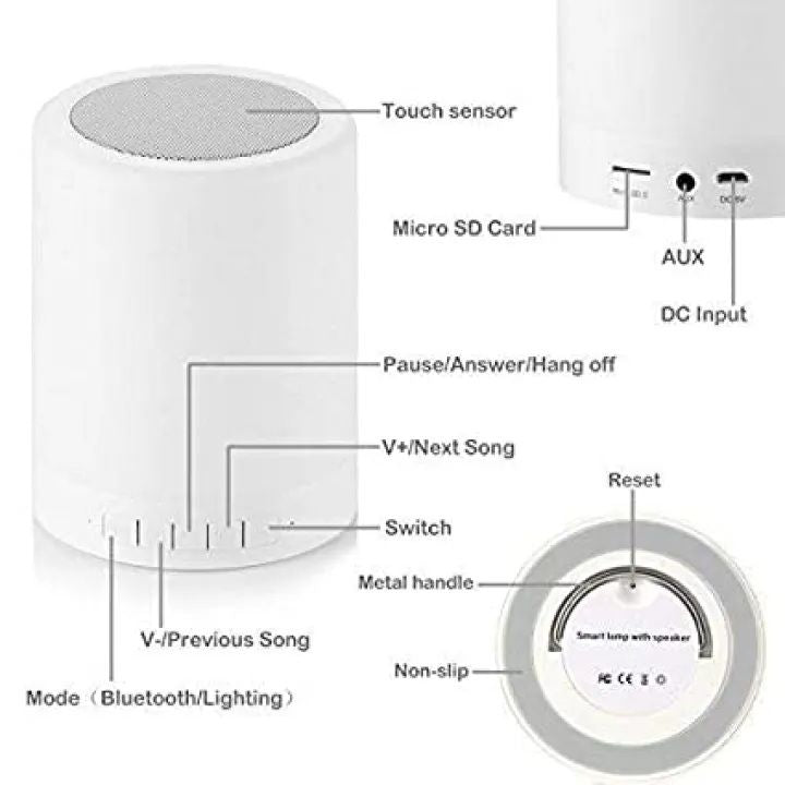 Wireless Bluetooth Touch Lamp