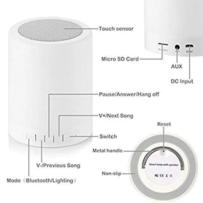 Wireless Bluetooth Touch Lamp